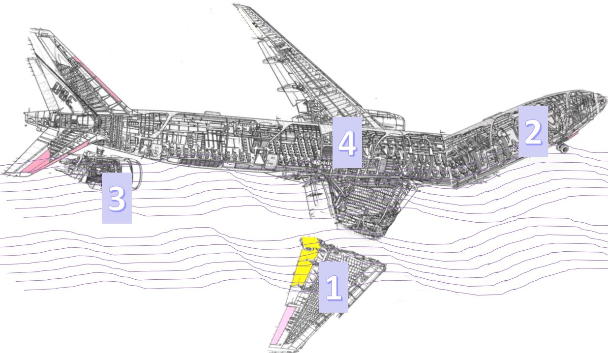 Proposed MH370 wreckage could consist of these four parts - MH370 ditching