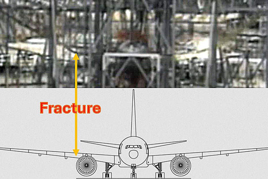 Boeing 777 static test certification as related to MH370